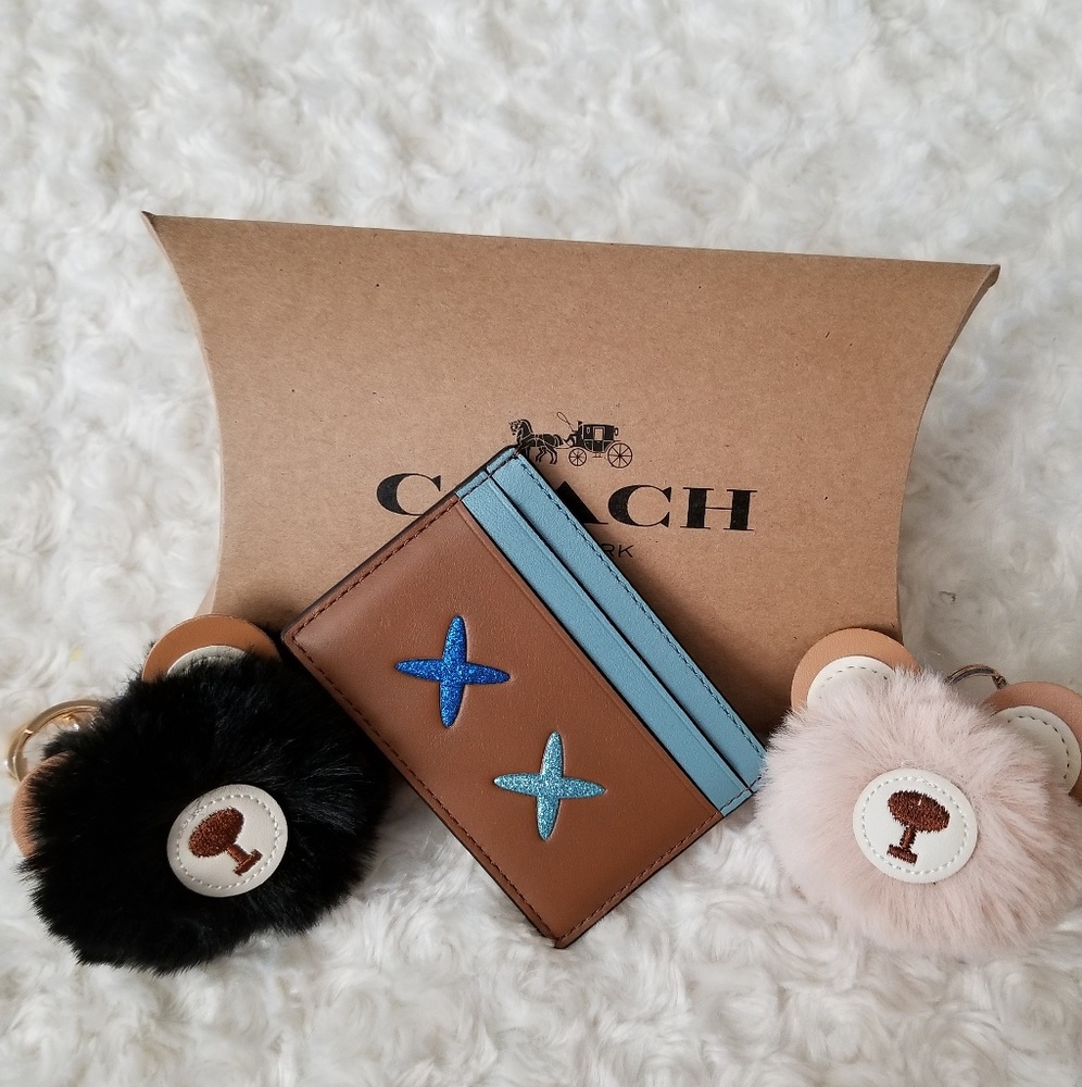 Coach Leather Credit Card Holder